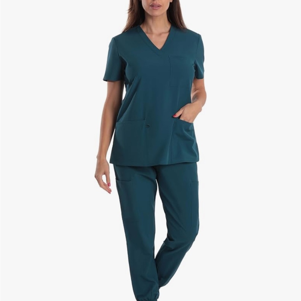 Just Love Women's Teal Scrub Set